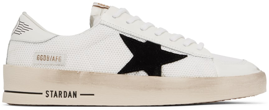 حذاء سنيكرز Stardan باللون الأبيض المائل للصفرة من GOLDEN GOOSE