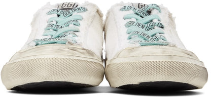 GOLDEN GOOSE حذاء سنيكرز سوبر ستار بنستار أبيض
