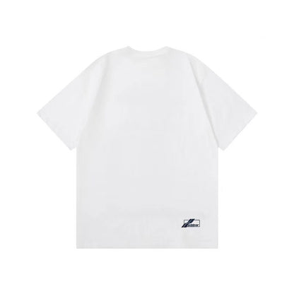 WE11DONE Barrage Classic Tee In White