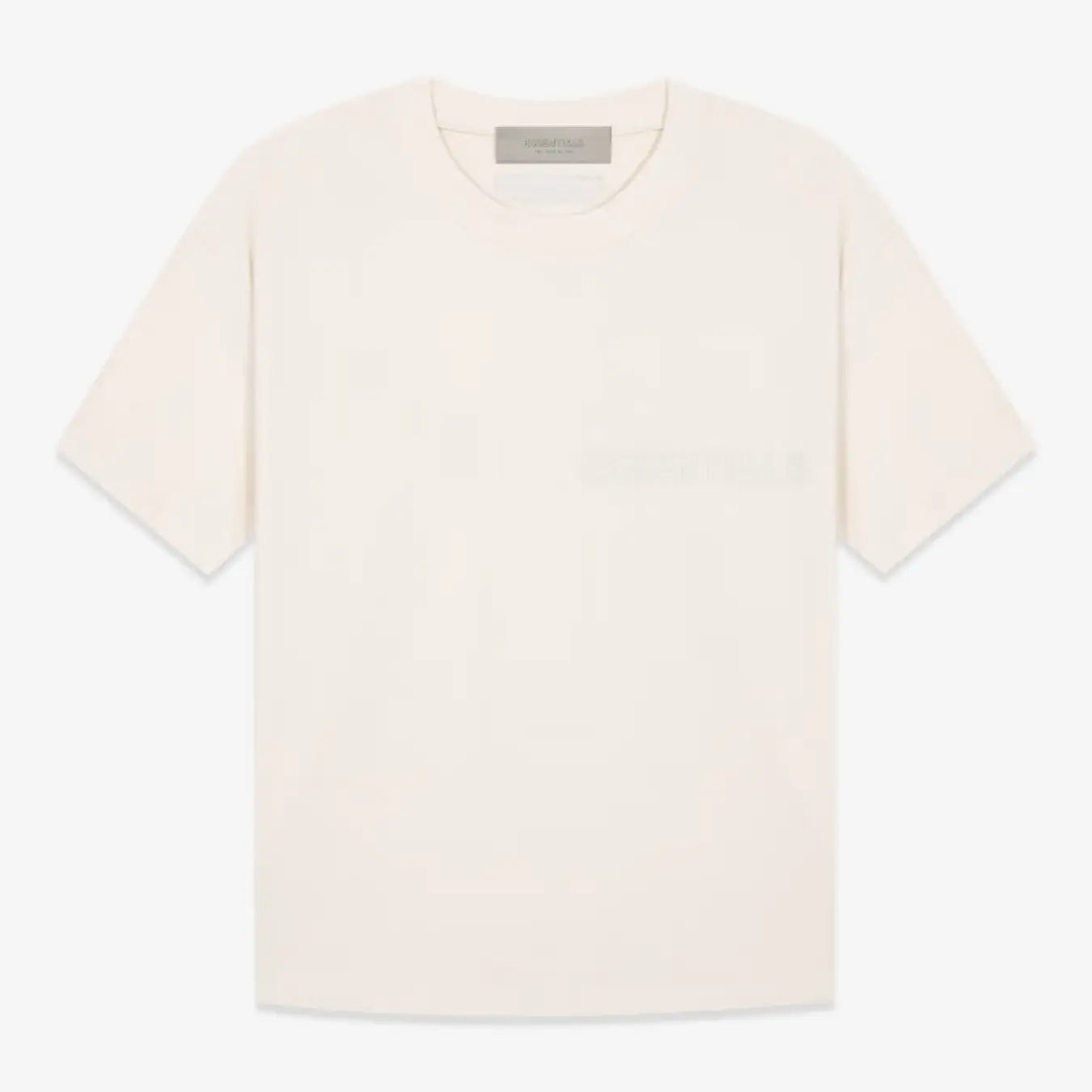 FOG FEAR OF GOD 22 ESSENTIALS double line single row flocking loose T-shirt white
