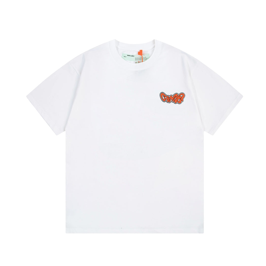 Off-White Snake Arrow Embroidered T-shirt