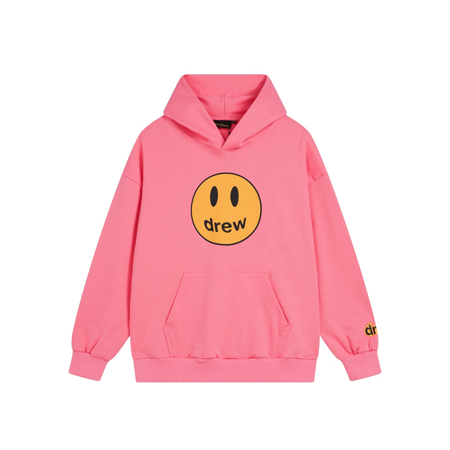 Drew House Smiley Face Series Mascot Navy Smiley Face Hooded Fleece Sweatshirt Winter Unisex Navy Blue
