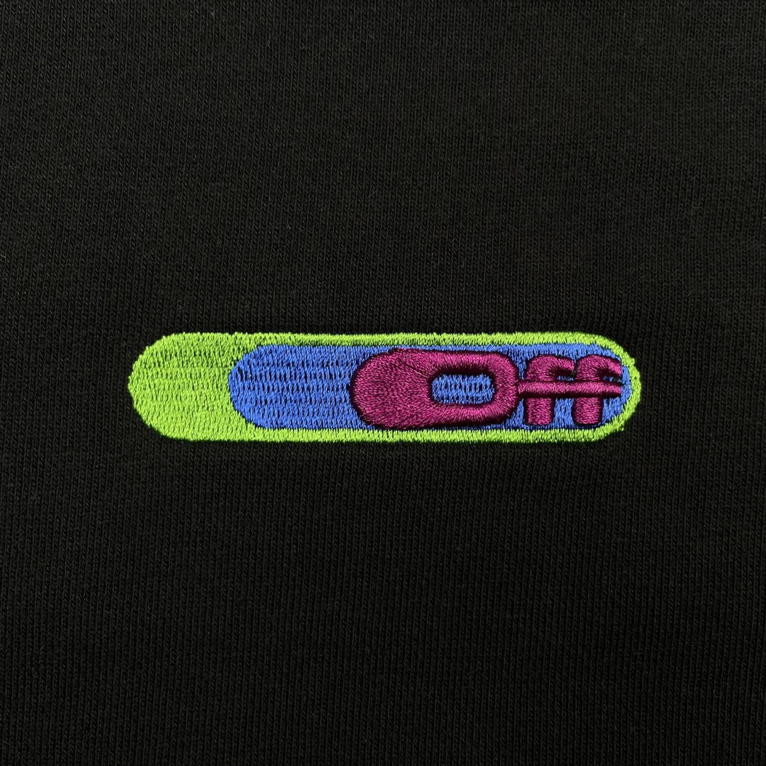Off-White bamboo arrow print hoodie black