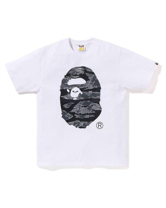 A Bathing Ape Tiger Camo Ape Head Tee