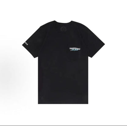 Chrome Hearts SS23 St. Barths Urban Limited Edition Collection Letter-Printed Short-Sleeved T-Shirt for Men - Black