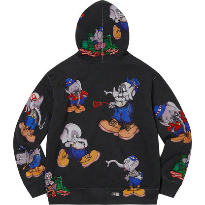 Supreme Elephant Hoodie Black