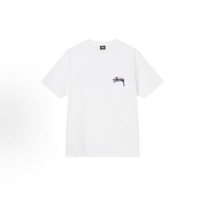 Stussy × OUR LEGACY Collection - Color-matching Letter Logo Short-Sleeved American Retro T-Shirt (Same Style for Both Men and Women)