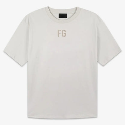 FOG FEAR OF GOD Season 7 FG main line loose T-shirt beige gray
