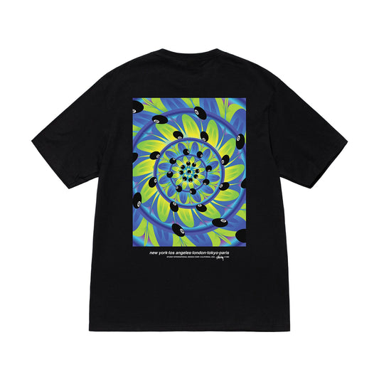 STUSSY Rabbit Hole Tee In Black