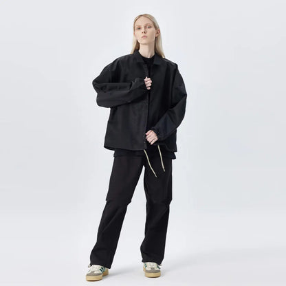 FOG FEAR OF GOD 23 double line semi-arc coach jacket ESSENTIALS retro jacket