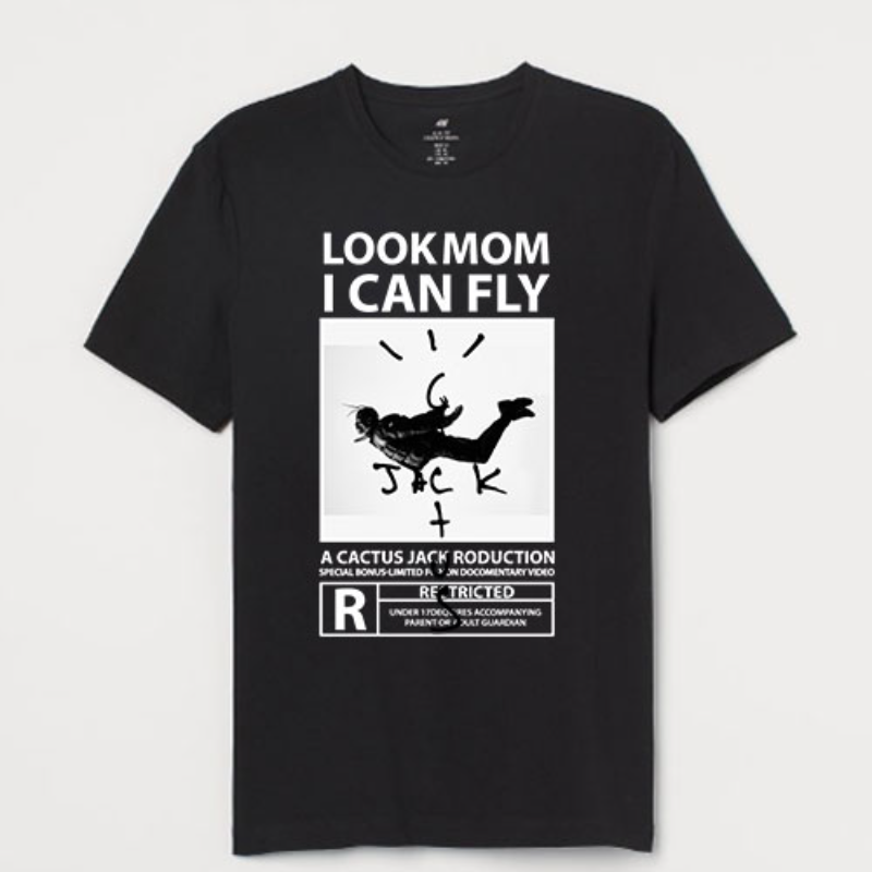 Travis Scott look mom i can fly Tshirt
