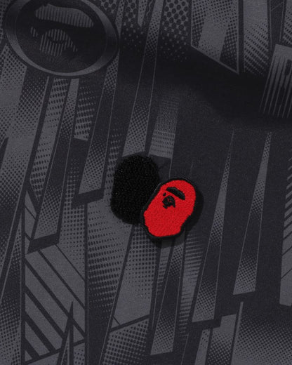 A Bathing Ape Speed Racer Relaxed Fit Shirt In Black
