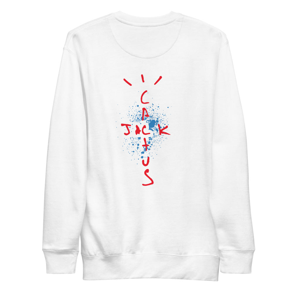 Cactus Jack Colored Logo Unisex Fleece Pullover