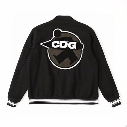STUSSY ×CDG JACKET BLACK