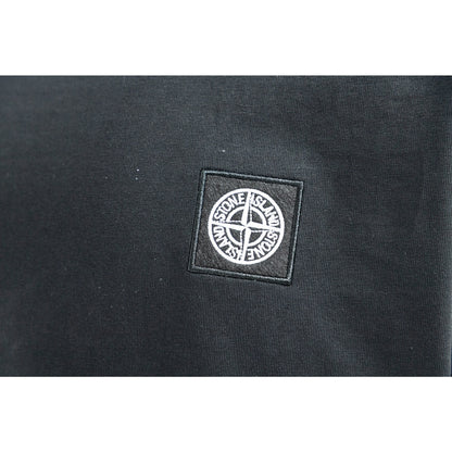 Stone Island Logo Tee In Black