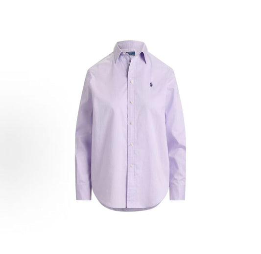 Ralph Lauren Classic Check Blouse - Elegant Long-Sleeved Casual Style - Women's Shirt