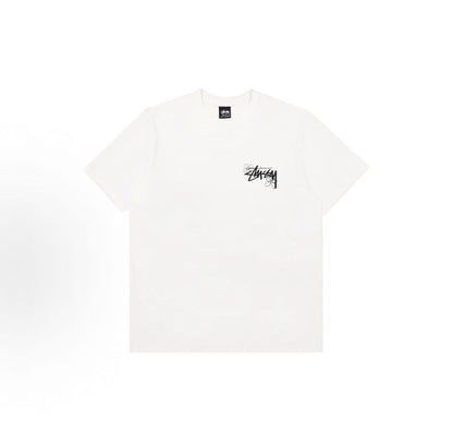Stussy SS23 Summer LB Tee Collection - Round-neck Letter Patterned Printed Short-Sleeved T-Shirt for Men