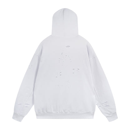 Balenciga logo hoodie BL238001 white