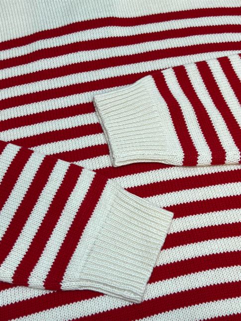 GUCCI STRIPED COTTON-WOOL KNITTED JUMPER – GCK047