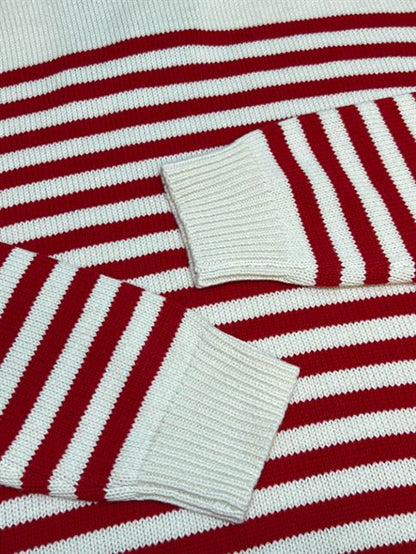 GUCCI STRIPED COTTON-WOOL KNITTED JUMPER – GCK047