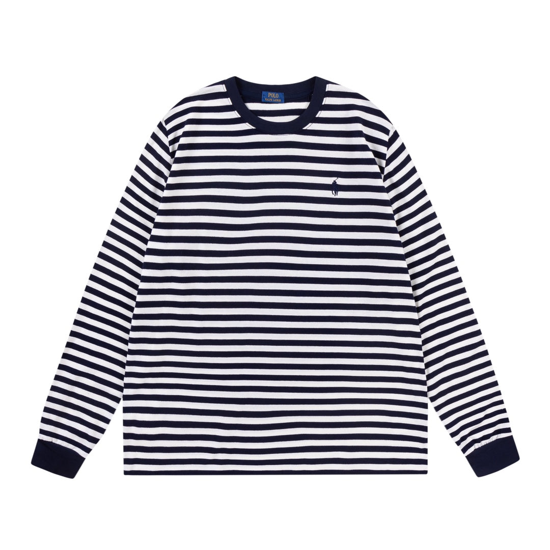 Ralph Lauren striped sweatshirt white/navy
