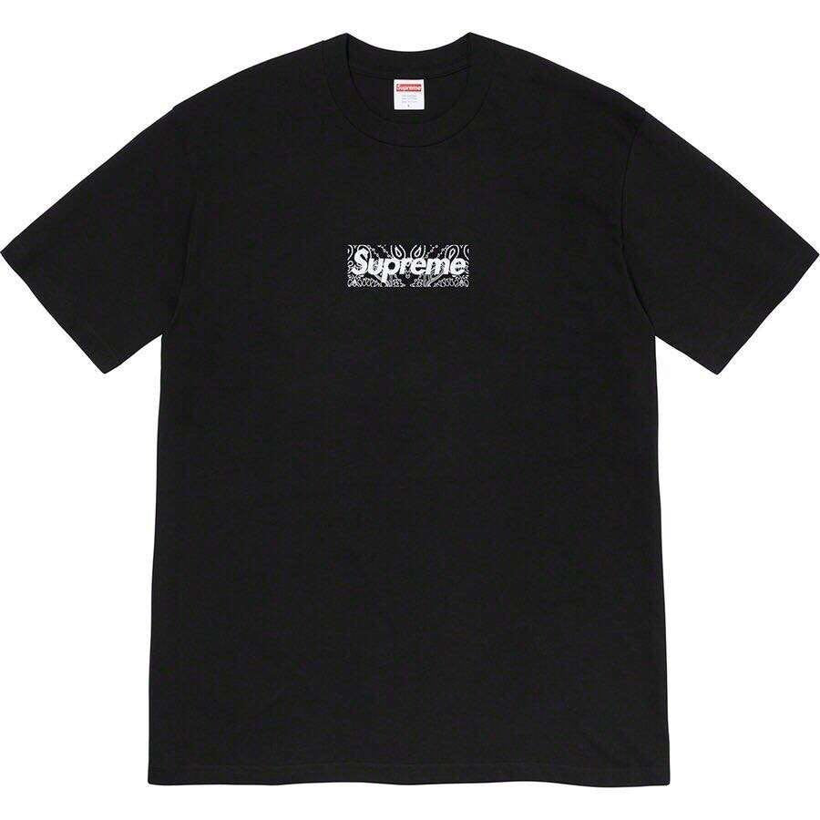 Supreme 19FW Bandana Box Logo Black