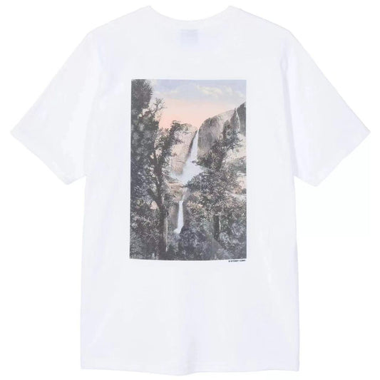 STUSSY FALL PRINT TEE WHITE