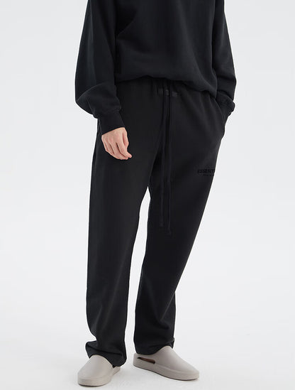 FEAR OF GOD ESSENTIALS Multi-stitch small label flocked straight trousers