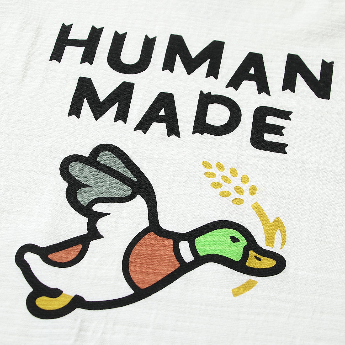Human Made Rice Ear Duck  Logo Tee White