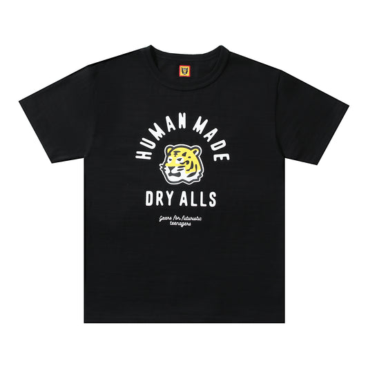 Human Made Tiger Logo Tee Black