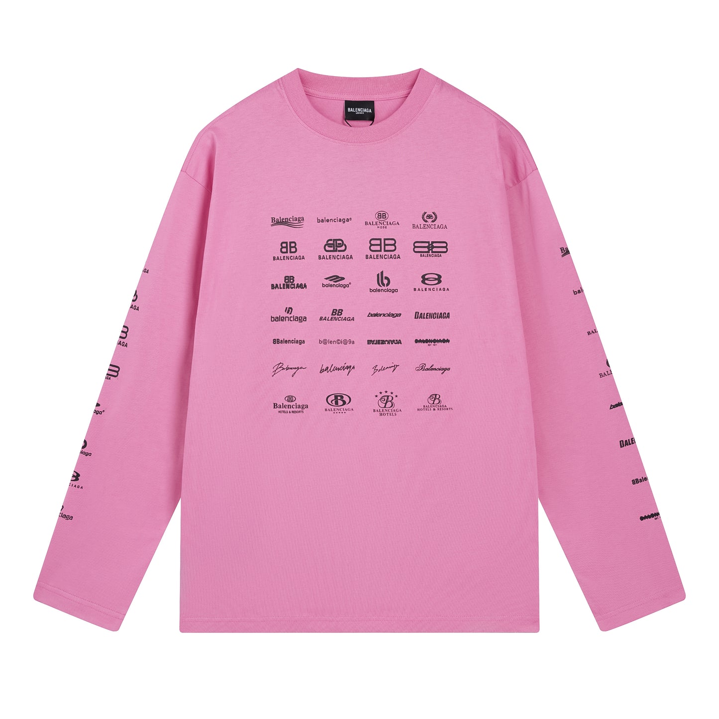 Balenciga logo tee BL225005 pink