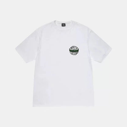 STUSSY EARTH LETTERS TEE WHITE