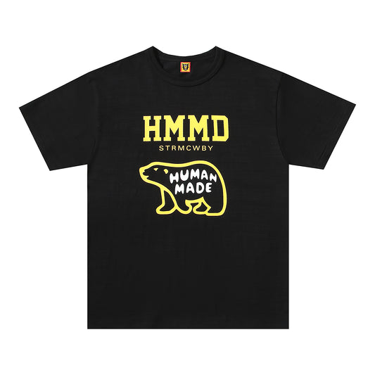 Human Made Polar Bear Logo Tee Black