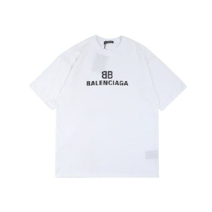 Balenciga logo tee LX004 white