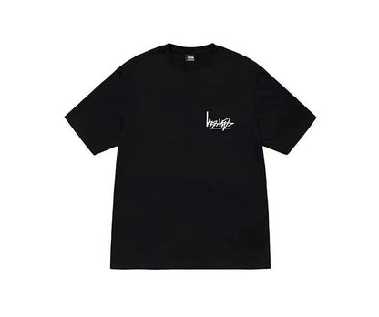 STUSSY HANDSTAND LOGO TEE BLACK