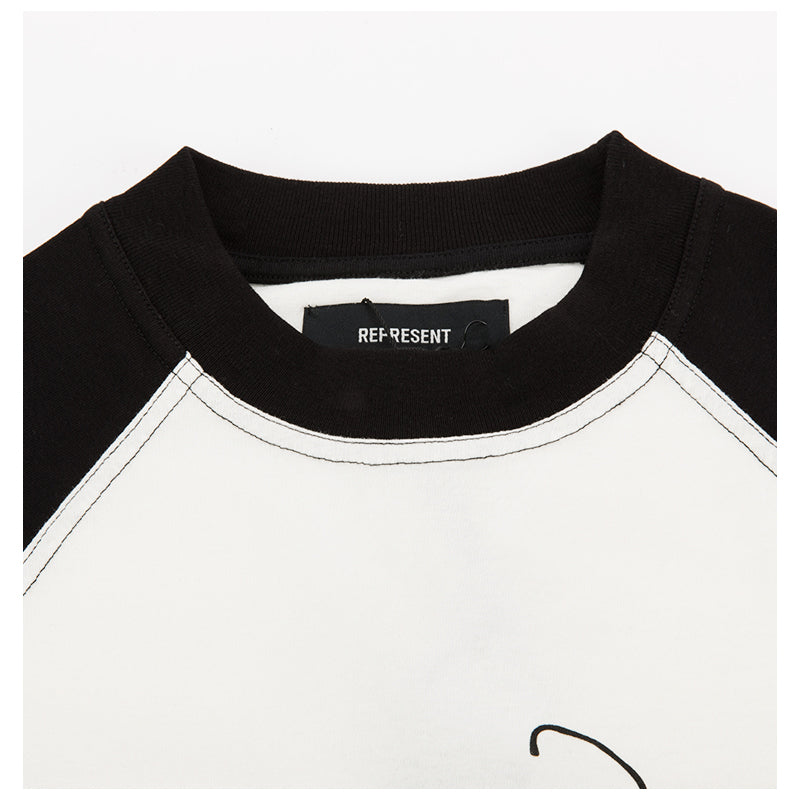 REPRESENT BLACK/BEIGE TEE