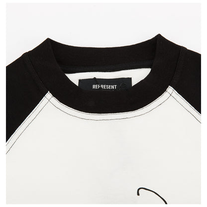 REPRESENT BLACK/BEIGE TEE