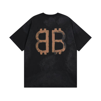 Balenciga logo tee BL223202 black