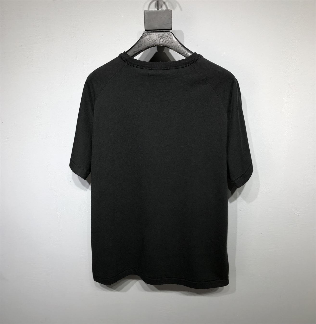 DIOR RELAXED-FIT DIOR BY ERL T-SHIRT BLACK SLUB COTTON JERSEY – DOT022
