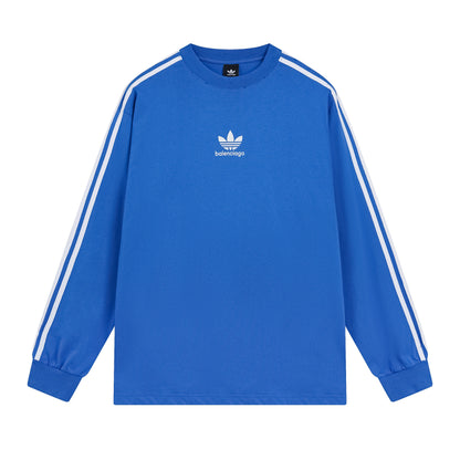 Balenciga jointly Adidas logo tee p105 blue