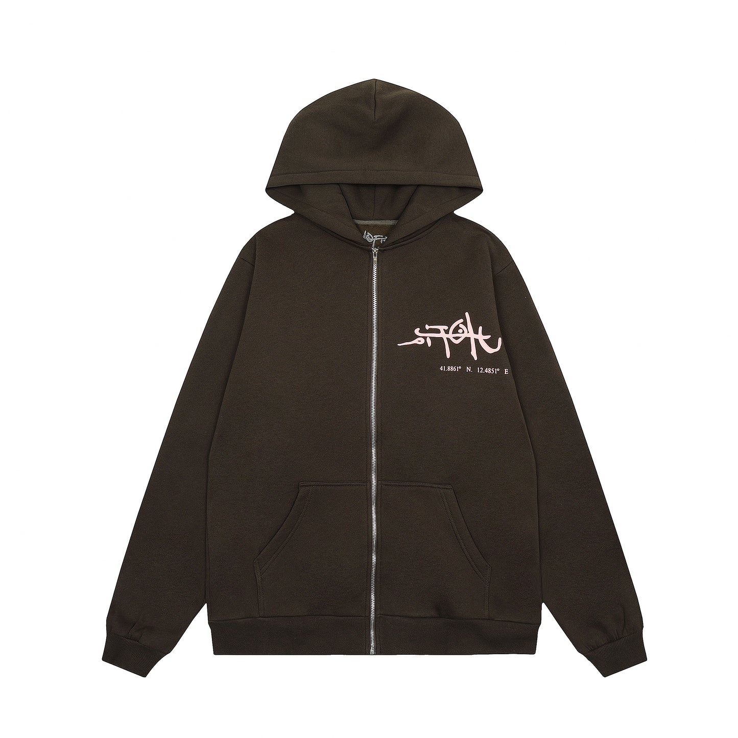 Travis Scott Coin Print Hoodie Black