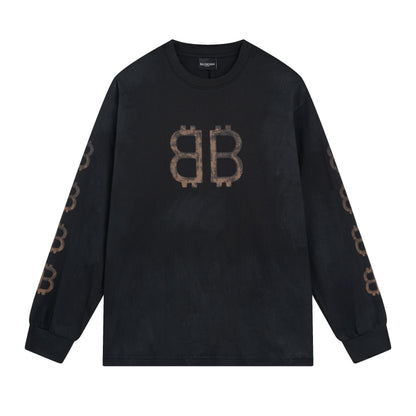Balenciga logo tee BL225006 black