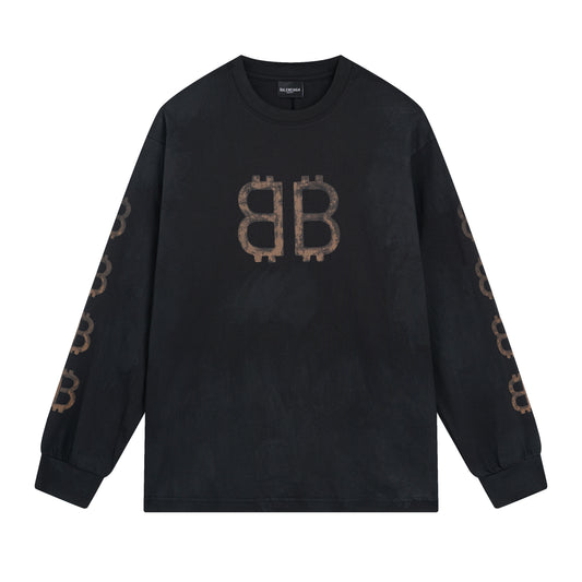 Balenciga logo tee BL225006 black