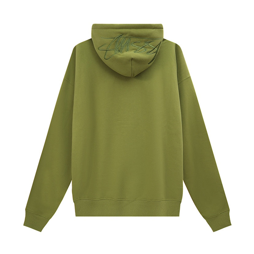 STUSSY EMBROIDERED LETTERS HOODIE