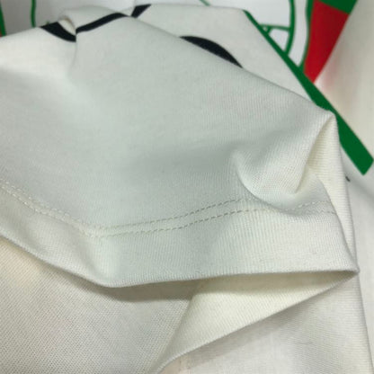 GUCCI COTTON X DORAEMON LOGO PRINT T-SHIRT-IN-WHITE-GGS009