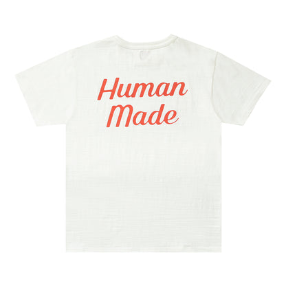Human Made Fly Colorful Duck Logo Tee White