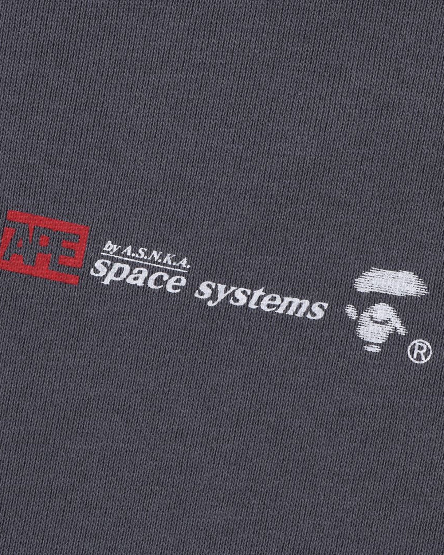 A Bathing Ape Relaxed Fit Crewneck In Dark Grey