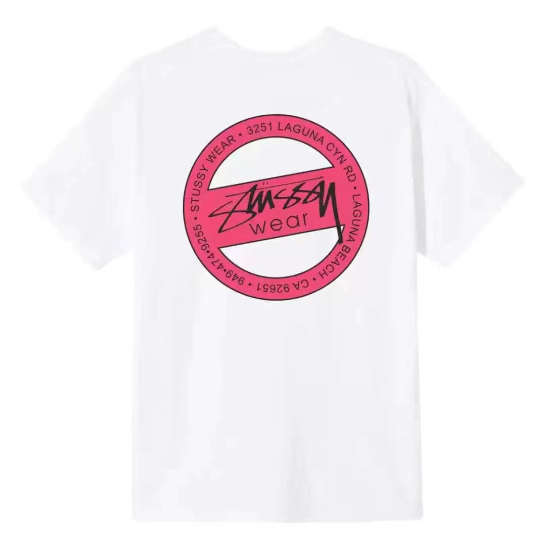 STUSSY SEAL PRINT TEE WHITE
