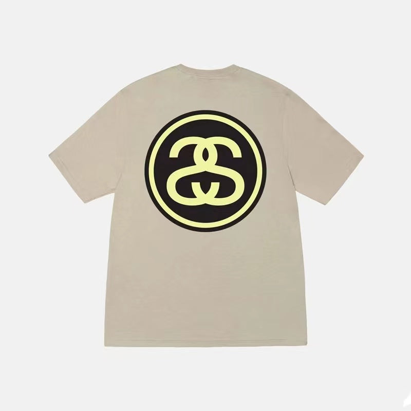 STUSSY BIG LOGO TEE YELLOW