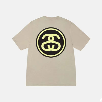 STUSSY BIG LOGO TEE YELLOW
